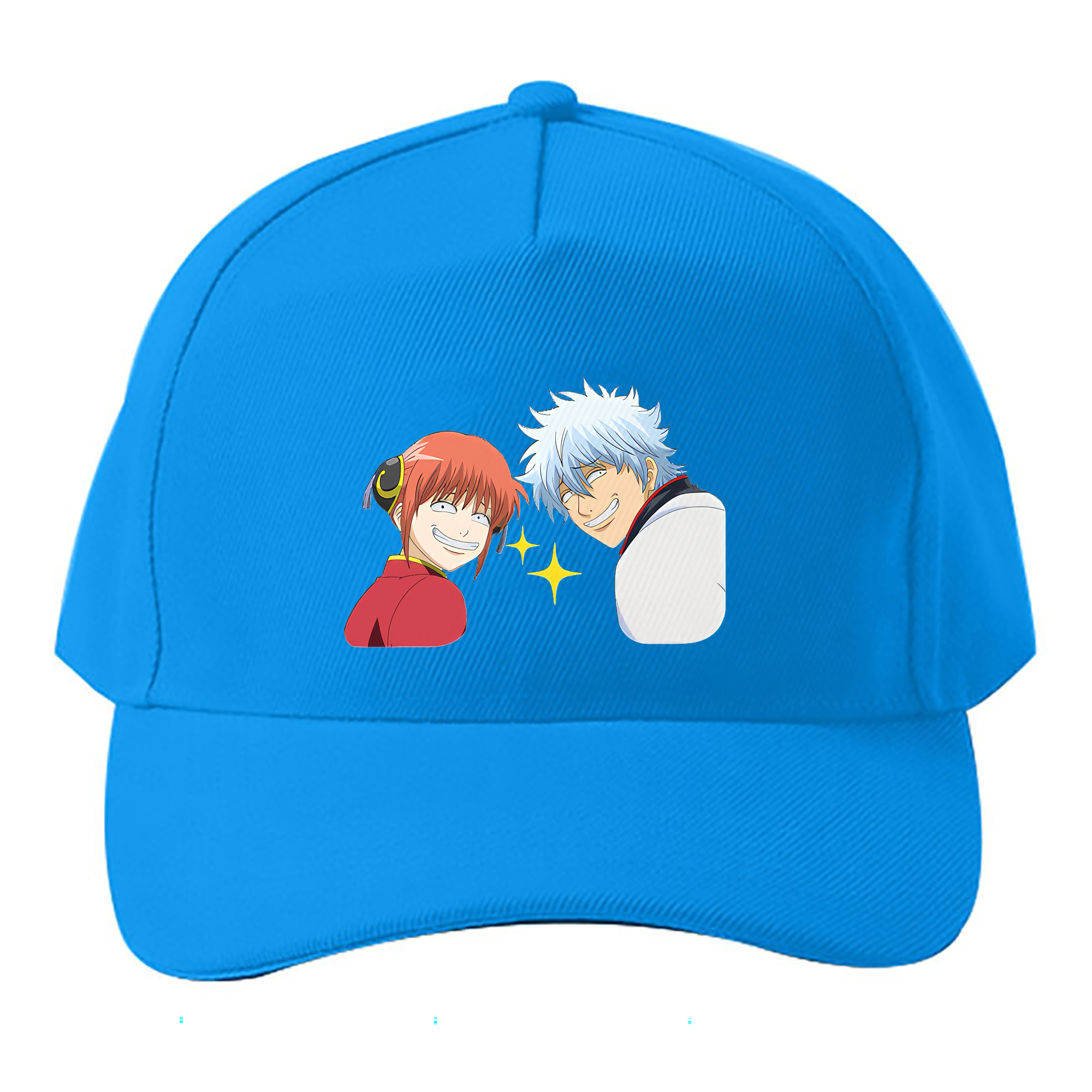 （画像用） ぎんたま 坂田銀時（さかたぎんとき） 神楽 志村新八（しむら しんぱち） GINTAMA Sakata Gintoki Kagura Shimura Shinpachi ベースボールキャップ 綿100％ 男女兼用 帽子 スポーツ
